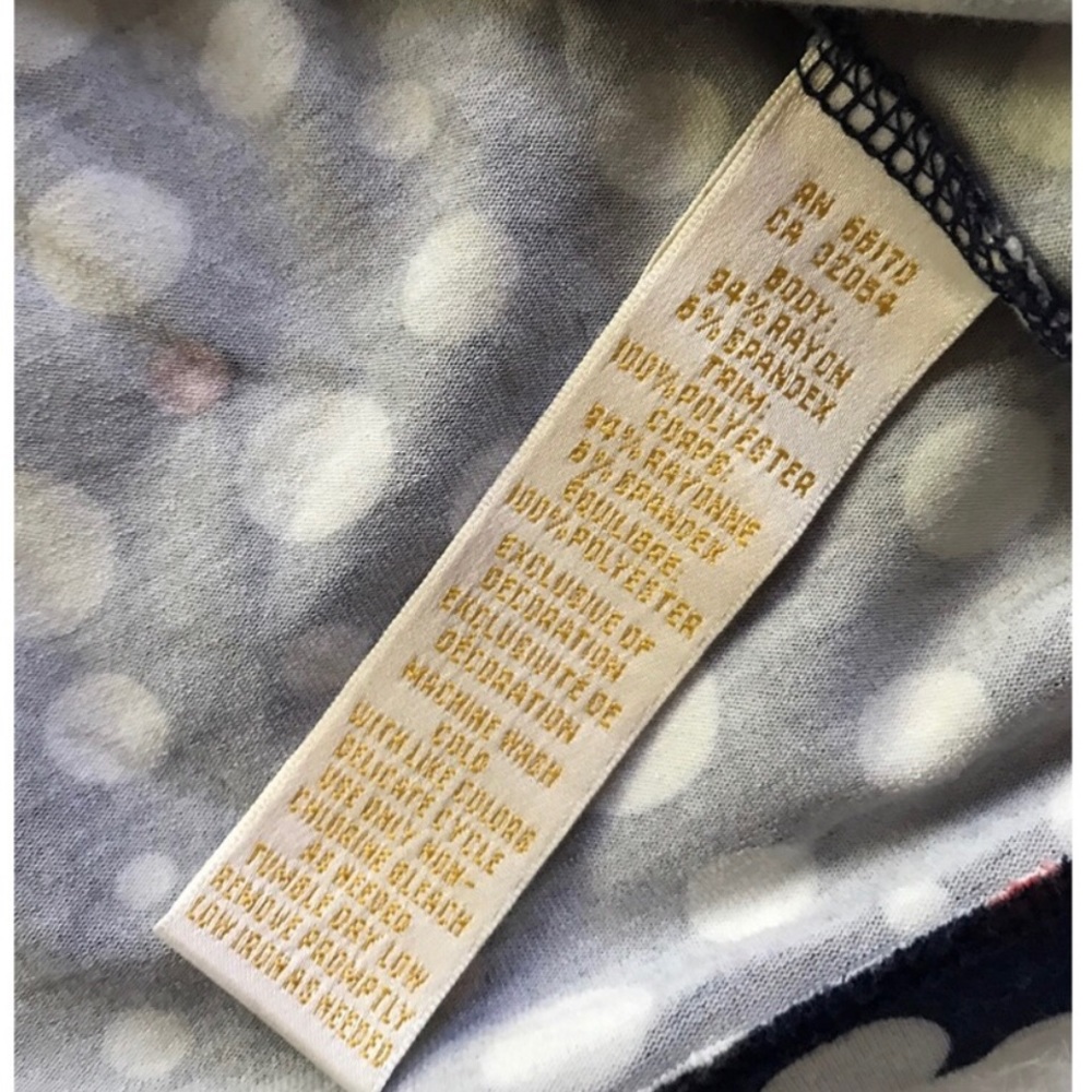 EUC Anthropologie Ric Rac Polka Dot Bow Tank - Picture 10 of 10